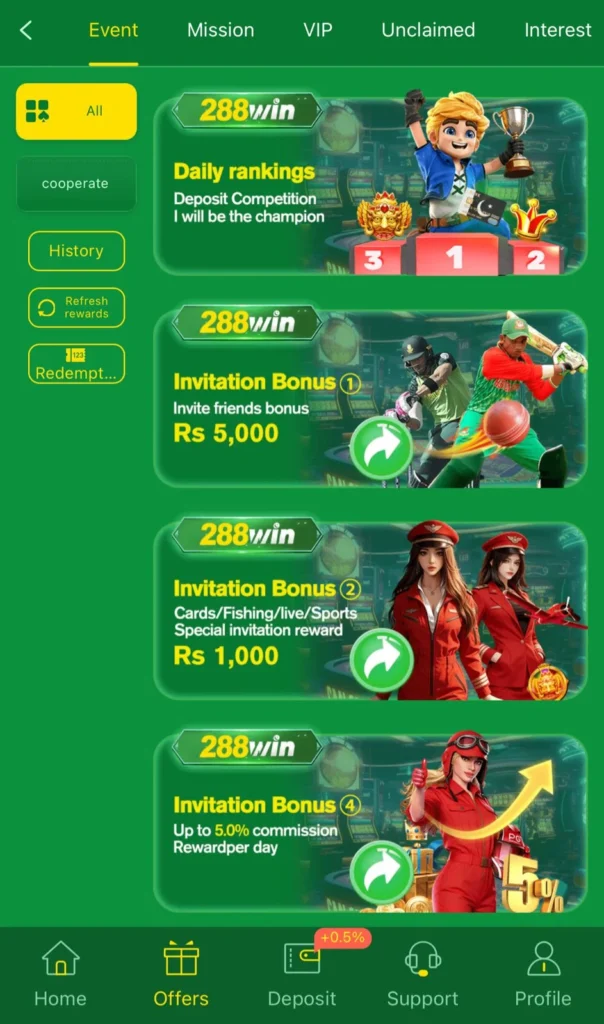 288Win Bonuses