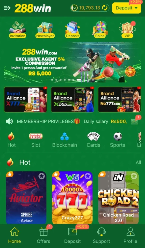 288Win Deposit & Withdrawal